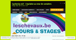 Desktop Screenshot of leschevaux.be